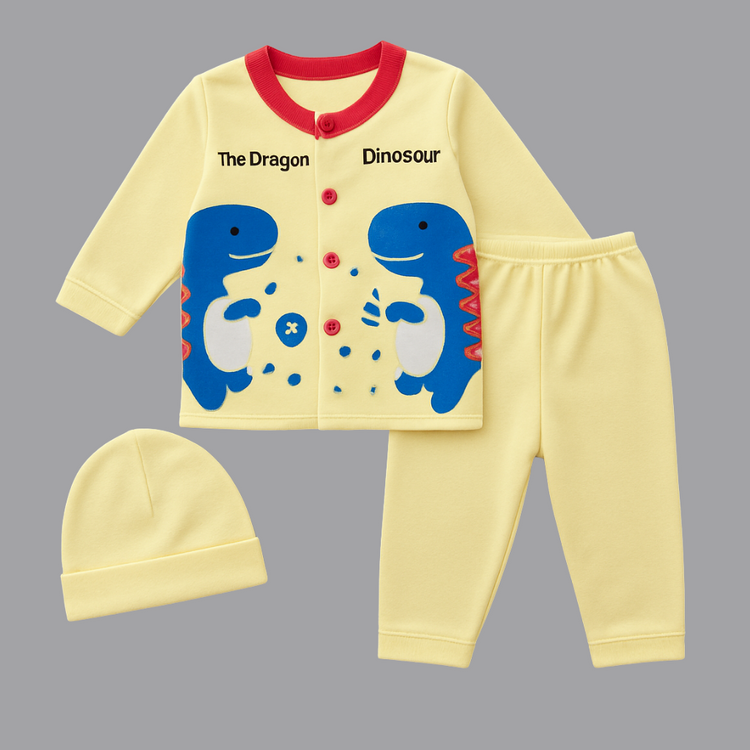 4-Piece Outfit with Bib | Newborn Baby Clothes Set