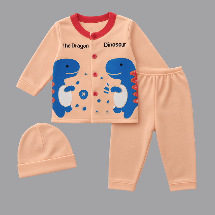 4-Piece Outfit with Bib | Newborn Baby Clothes Set