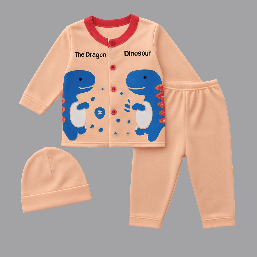 4-Piece Outfit with Bib | Newborn Baby Clothes Set