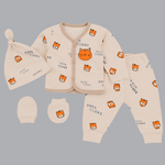 NewBorn Baby Chicken Outfit | 4-Piece Soft Cotton Set